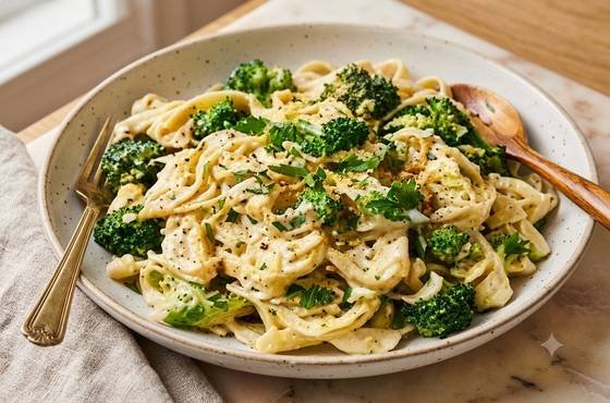 Creamy cashew alfredo